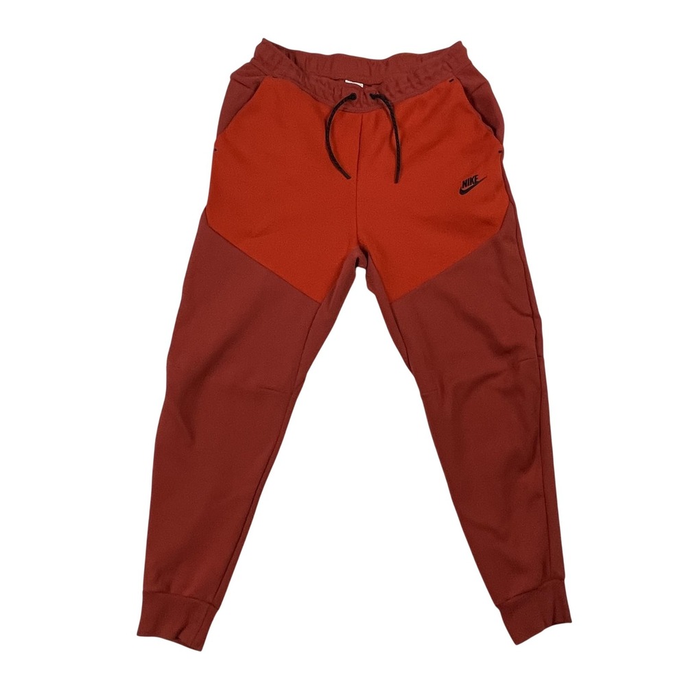 Nike Sportswear Tech Fleece Jogger Sweatpants Mens Medium Red CU4495-662 Swoosh